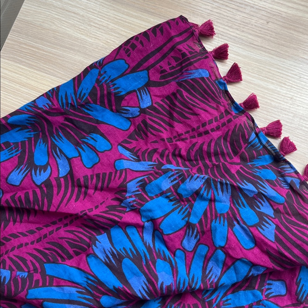JCREW Infinity Wrap Scarf with Tassels - Picture 5 of 6